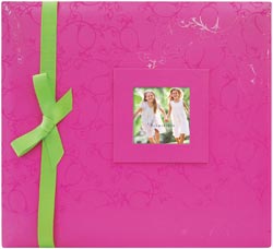 MBI Postbound Album 12\" x 12\" - Embossed Pink