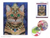 Craft Medley: Diamond Painting Art Kit 12"x16" - Cat