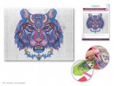 Craft Medley: Diamond Painting Art Kit 12"x16" - Tiger