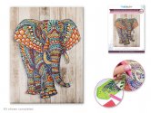 Craft Medley: Diamond Painting Art Kit 12"x16" - Maj. Elephant