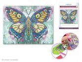 Craft Medley: Diamond Painting Art Kit 12"x16" - Eleg. Butterfly