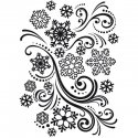 Darice Embossing Essentials Folder - Snowflake Swirl