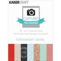 Kaisercraft Captured Moments DS Cards 3"X4" - Peppermint Swirl