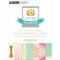 Kaisercraft Captured Moments DS Cards 3"X4" - Sparkle!