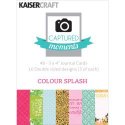 Kaisercraft Captured Moments DS Cards 3"X4" - Colour Splash