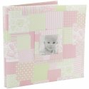 MBI Postbound Album W/Window 12"X12"-Baby Pink