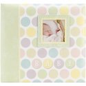 MBI Postbound Album W/Window 12"X12"-Baby Circles
