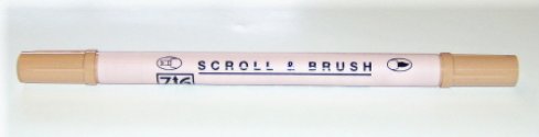 Zig Scroll & Brush Marker - Fawn