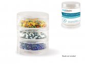 Craft Medley Screw-Stack Canisters x3 2.75"x1"
