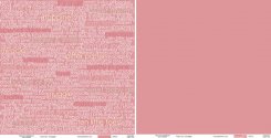 Pebbles Patterned Cardstock, 12" x 12" - Baby Girl Word/Solid