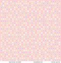 Pebbles Patterned Paper - 12" x 12" - Baby Pink Dots