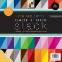 DCWV Cardstock Stack Textured Double-Sided 12" x 12" - 58 sheets
