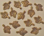 Metal Embellishments-Bronze Leaves Maple