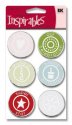 Inspirables Simply Classic Token Stickers - Celebration