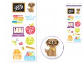 Forever In Time Clear Stickers - Home Schooling